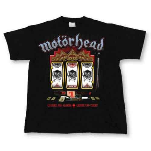 Motörhead Slots T-Shirt Black New Unisex T-Shirt XXL