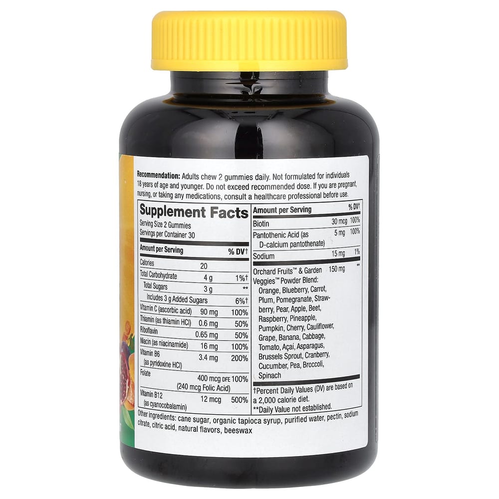 Nature's Way Alive B-Komplex Mango Gummis, 60 Stück