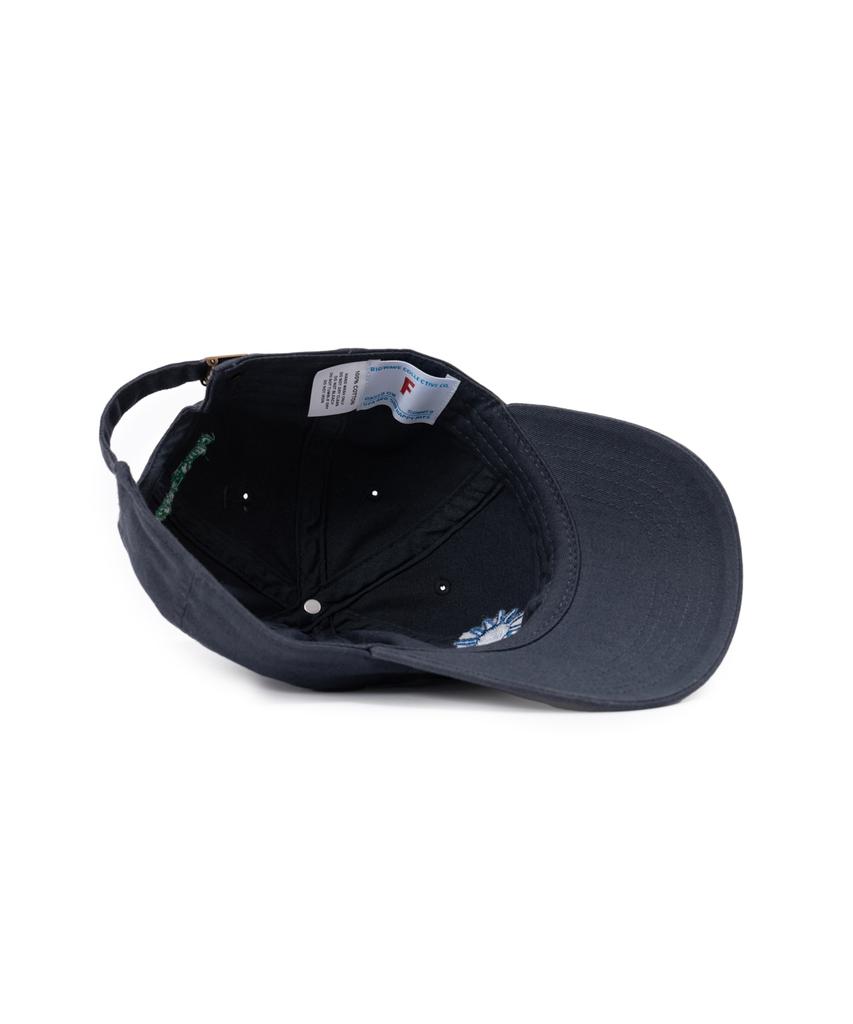 BIGWAVE COLLECTIVE Peace Run Washed Ball Cap (Slate)