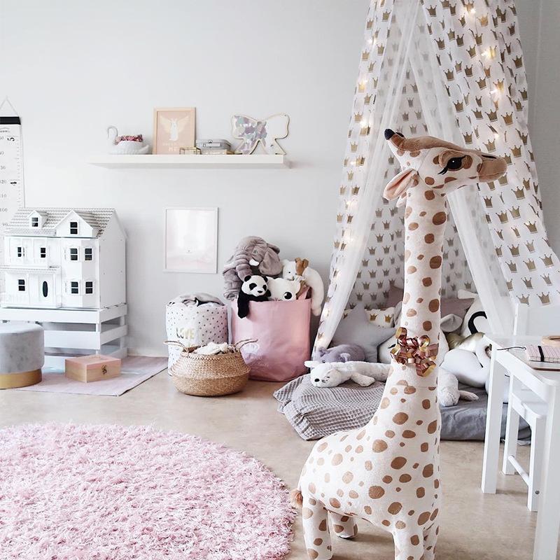 85cm Big Size Cute Giraffe Plush Toys Simulation Animals Giraffe Stuffed Doll Kids Room Bed Decor Child Gifts