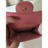 Used CHANEL Trifold Wallet Pink