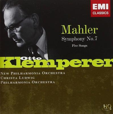 CD OTTO KLEMPERER? CHRISTA LUDWIG? NEW - Mahler: Symphony No. 7 "Night Song" TOCE9011112 Japan ObiClassical Used