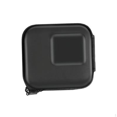 Mini borsa per action camera, custodia per il trasporto, antipolvere, custodia per accessori con design semiaperto, compatta, nera