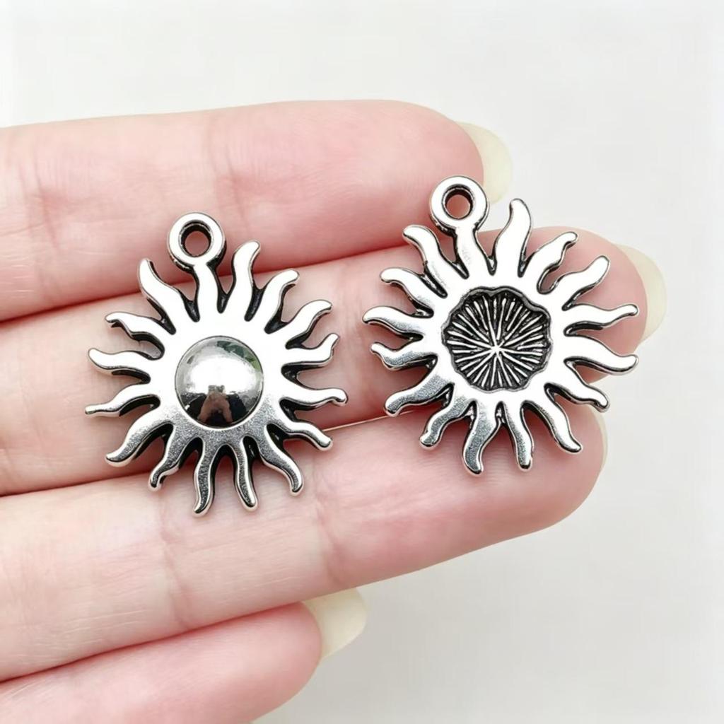 Cross and Star Hollow Alloy Jewelry Charms for Necklaces, Earrings, and Bracelets