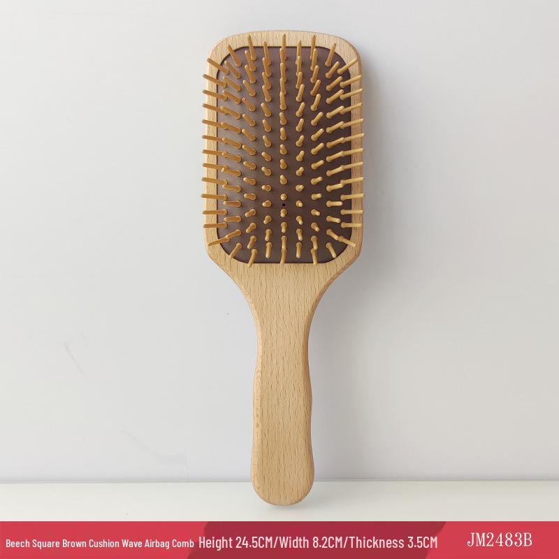 

Masterlee Air Cushion Paddle Brush: Detangling & Massage Wooden Hairdressing Comb