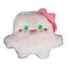 Cartoon Little Monster Plush Keychain: One-Eyed & Three-Eyed Monster Doll Pendant.