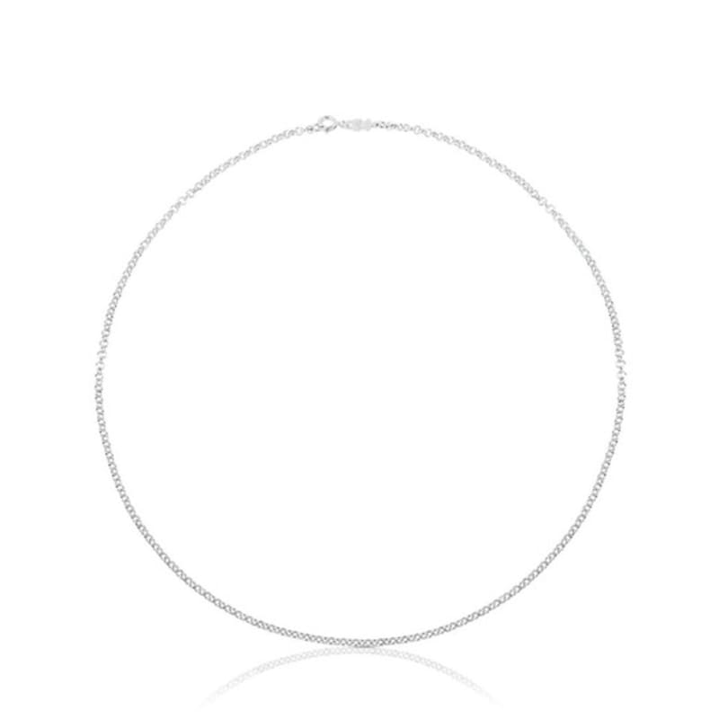 

TOUS Silver Chain Choker with Balls 50cm / 511900530 FREE