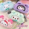 Sanrio Plush Pencil Case Cosmetic Bag Large Capacity Pen Pouch Hello Kitty Kuromi Melody Stationery Storage Bag School Supplies