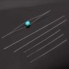 10pcs Beading Needle 5.5cm 7.5cm 10cm 11.5cm 12.5cm Lightweight Steel Big Eye Beading Needles for Jewelry