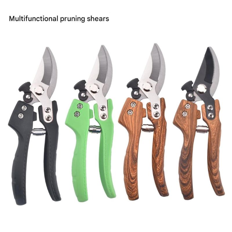 Stainless Steel Gardening Scissor Grafting Tool Fruit Tree Pruning Shear Pruners Garden Shear Secateurs Tool