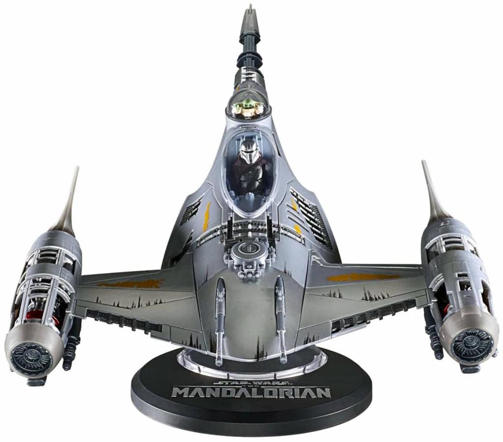 Star The Mandalorian Collection Vintage Figurine de Base Véhicule Moyen Chasseur Stellaire Hasbro Film SW Star Wars Vintage TVC Drame Mando Grogu Din Djarin