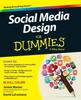 The Social Media Design For Dummies by Warner - Paperback Book