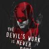 Daredevil Womens/Ladies Born Again The DevilÂ´s Work Is Never Done T-Shirt