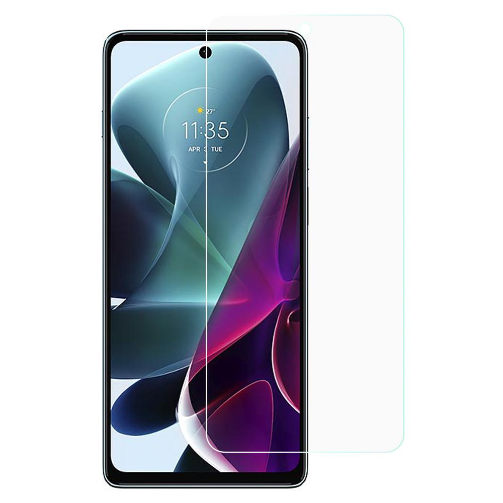 Anti-rozbité Anti-špinivé HD 0,3mm Tvrzené sklo s oblým okrajem Ochranná fólie na displej pro Motorola Moto G200 5G