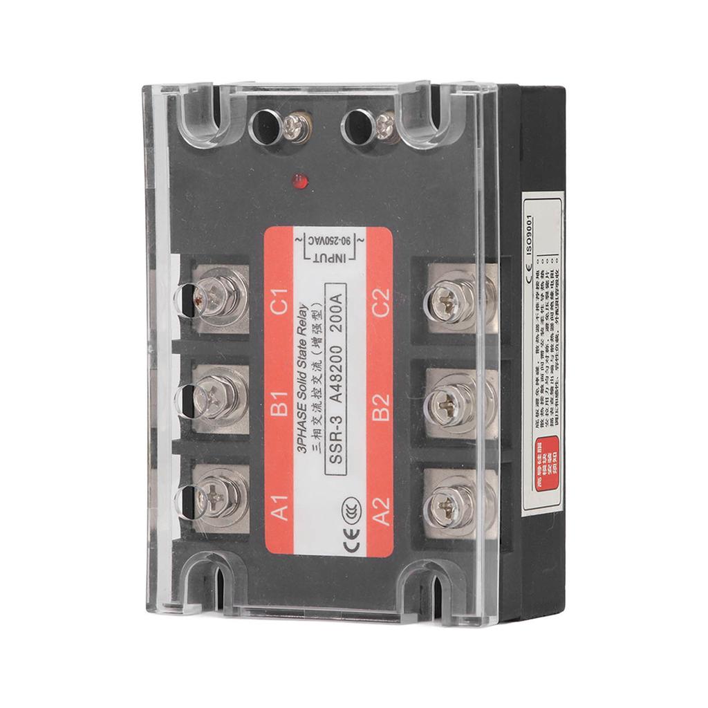 3 Phase SSR Regulator Solid State Relay Industrial Systems 200A AC to AC 480V for CNC Machine Tools 