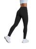 European Sports Patchwork Yoga Running Pants with Pockets