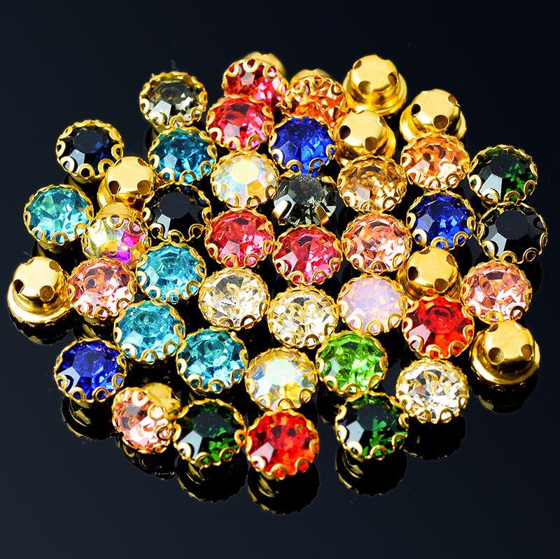 

«Красочные хрустальные стеклянные коготь бриллиантовое кружево свадебное платье ювелирные аксессуары своими руками»