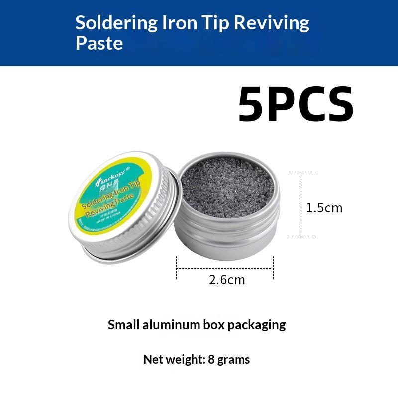 1/3/5Pcs Non-Stick Tin Solder Cream Clean Paste Soldering Iron Tip Refresher For Oxide Head Resurrection Oxidative Activator