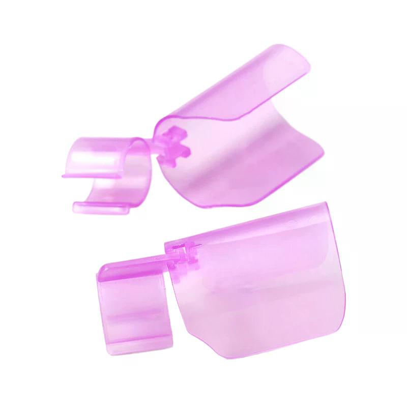 10 Pcs/set Nail Polish Protector Clips & Separators Manicure Tools Set Anti-Smudge Finger Guards For Nail Care Drying & Painting