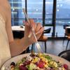 10PCS 3-toothed Stainless Steel Slender Fruit Fork Reusable Extended Handle Afternoon Tea Fork Rust-proof Salad Fork Party