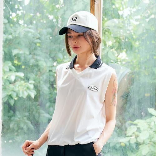 Venezia 12 Stretch Collared Sleeveless White Free/Free