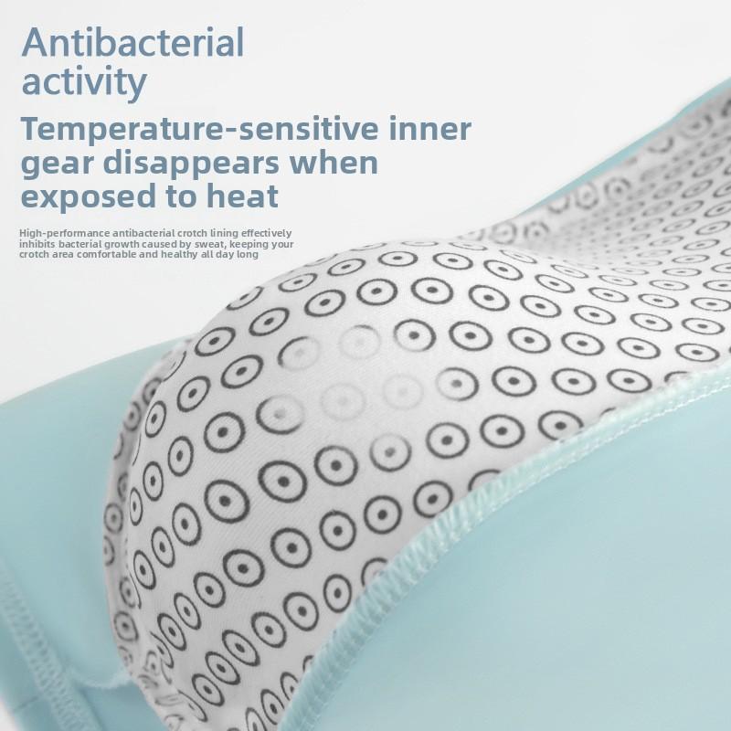 New Men's Summer Thin Ice Silk Antibacterial Inner Crotch Breathable Briefs