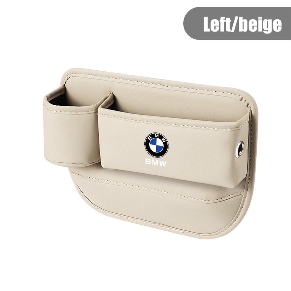 Für BMW Performance M PU Leder Auto Mittelkonsole Seite Sitz Lückenfüller Organizer Box Autositz Lückentasche Multifunktions-Sitzorganizer