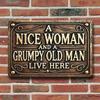 Vintage Humorous Metal Sign Funny Man Quote Rustic Wall Art 8x12 Inches Home Decor Gift
