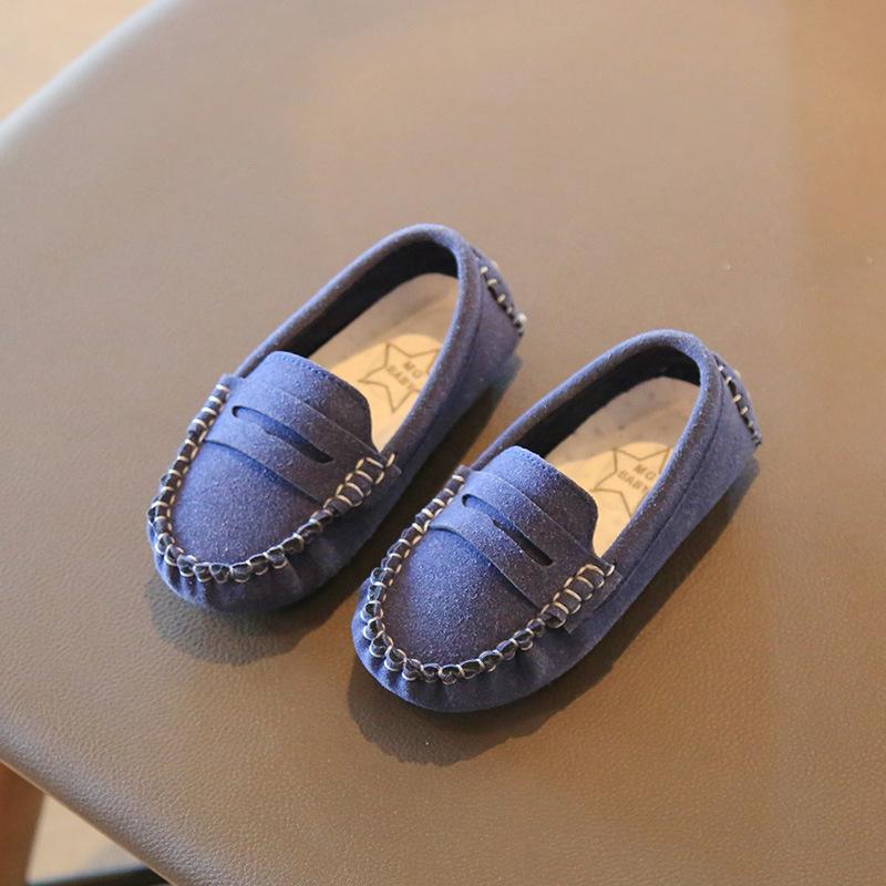 

Children S Boys Casual Leather Shoes Kids Suede Loafers Peas Shoes Toddler Slipon Soft Bottom Boat Shoes Moccasin Of Baby Y 21