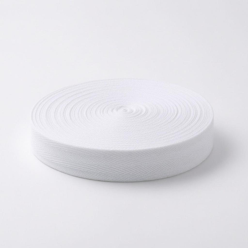 Cotton Herringbone Twill Tape Easy to Cut Firm