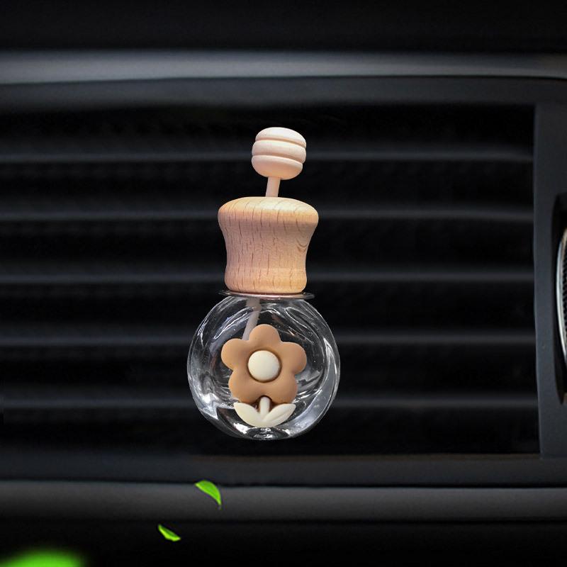 Cartoon Car Air Vent Perfume Bottle Ornament