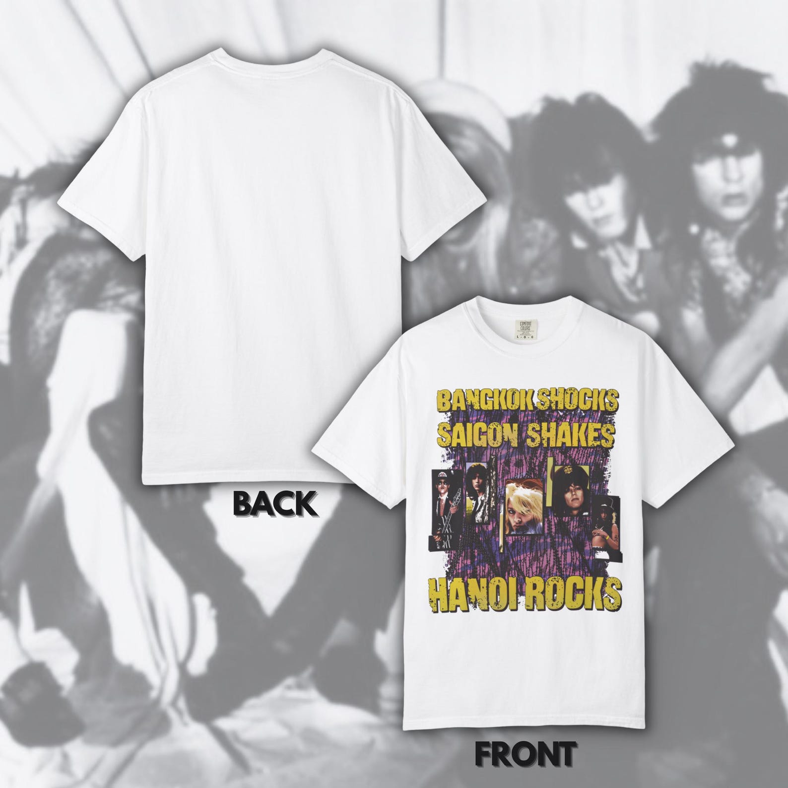 Hanoi Rocks - Bangkok Shocks, Saigon Shakes, Hanoi Rocks 2 | Size- S, M, L, XL, 2-4 XL 2XL
