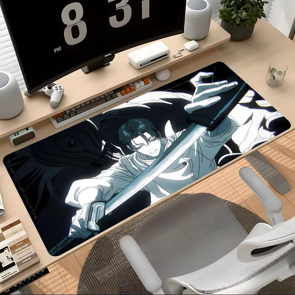 Yuta Okkotsu JJujutsu Kaisen Mouse Pad Mousepad Laptop Office Deskmat Large Black Gamer NonSlip Keyboard Rubber Mause Pad