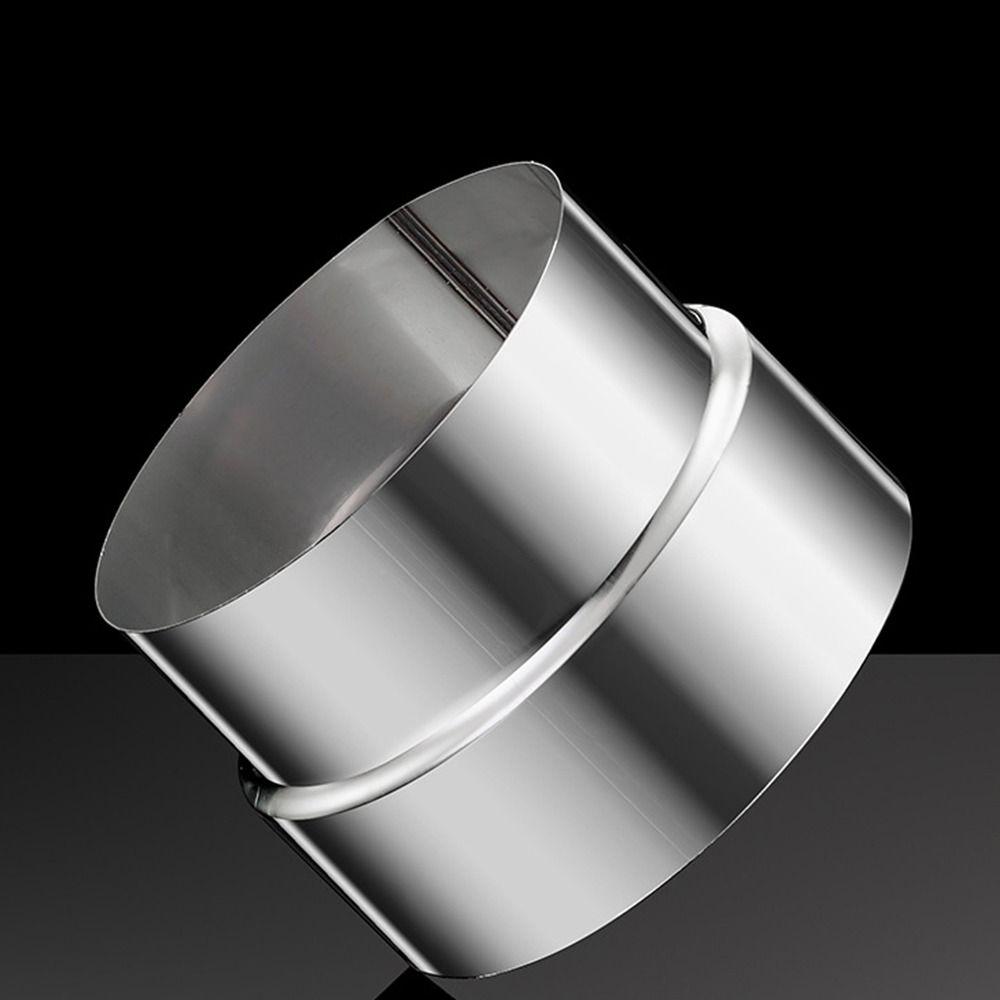 Stainless Steel Ventilation Pipe Fittings Multiple Sizes Ducting Connector