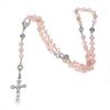 Catholic Necklace for Women Cross Charm Long Chain Christian Amulet Necklaces