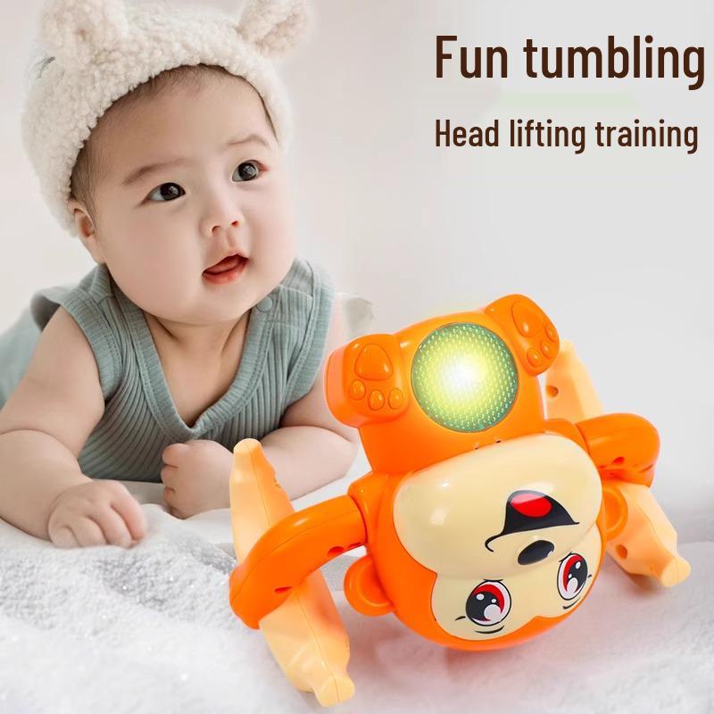 Children's Sound-Controlled Singing Luminous Tumbling Monkey Toy