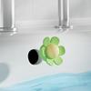 5Pcs Flower Shape Bathroom Silicone Wash Basin Overflow Ring Kitchen Sink Washbasin Drain Seal Stopper Bathtub Drain Cap Plug