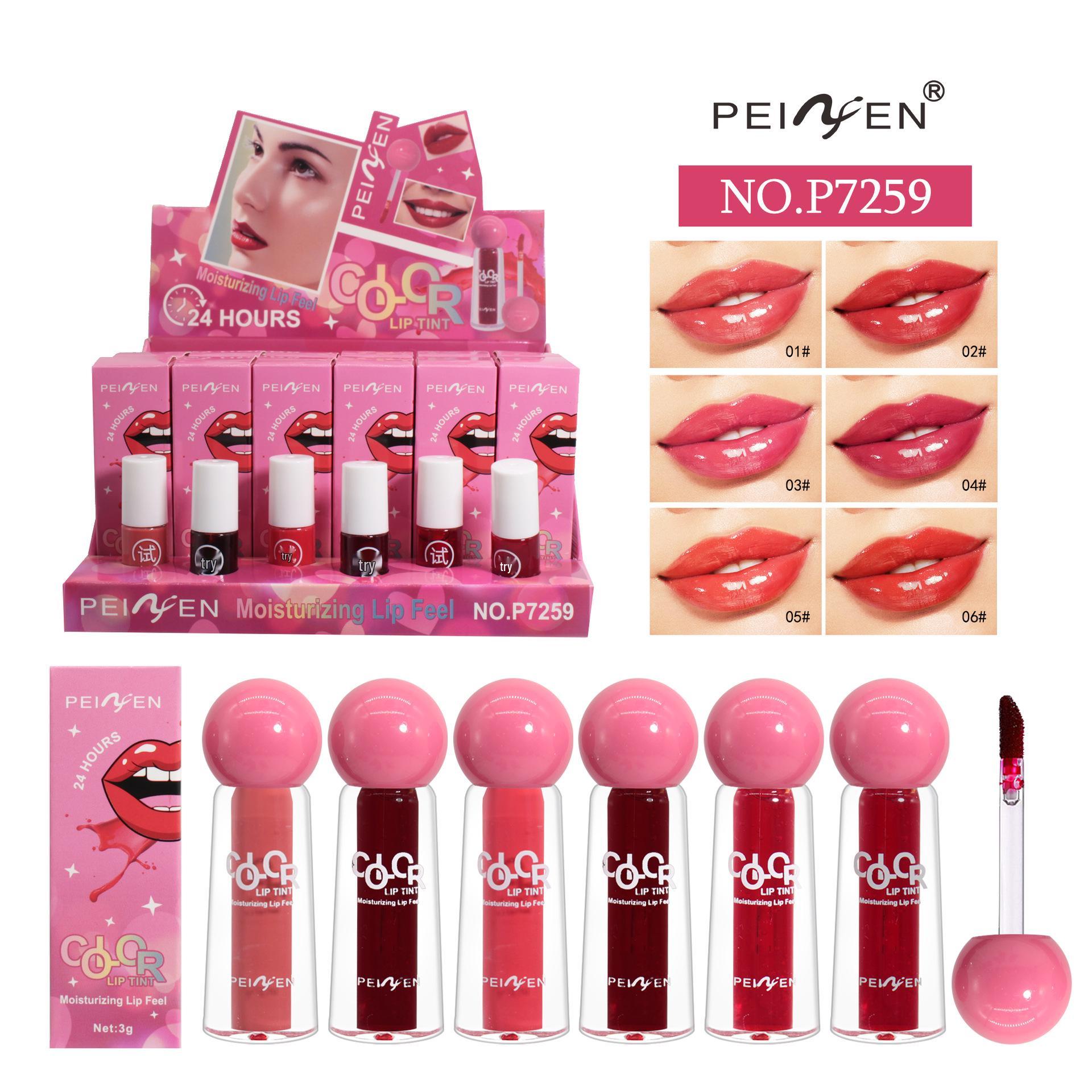 

Набор губных помад PEINIFEN: Многоцветный, Легко наносится, На водной основе 3g x 24 + 3.5g x 6