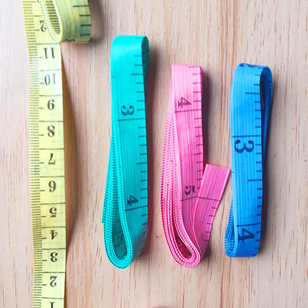 3pcs 150cm/60inch Soft Rulers Measuring Tape Man-carried Sewing Tailor Accessories Wear-resistant Plastic Measurement Tool