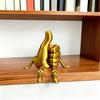 Desktop Ornament, 3D Printing One-Piece Molding with Smooth Surface, Movable Joints Adjustable Posture Figure for Healing Gift Home Decor