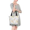 FURONGA Cat Tote Bag for Women, Lightweight, Large Capacity, A4 Size, Popular, Stylish, Durable, ShoulderHandbag, Travel, Unisex, Zippered (26)