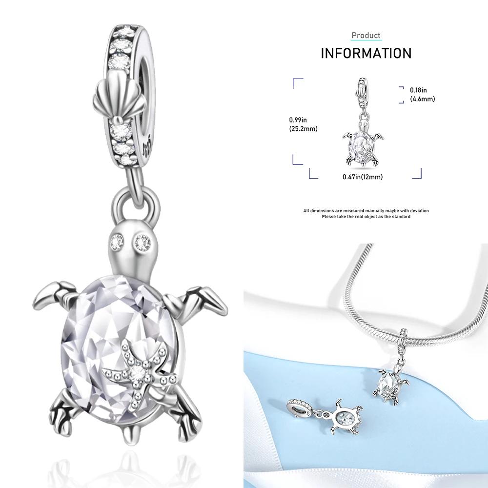 Copper 12 Months Birthstone Heart-Shaped Beads Charms Fit Original Bracelet Charm Beads Necklace Diy Female Jewelry