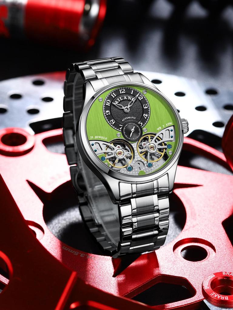 Ailang 2025 Men's Double Tourbillon Automatic Mechanical Watch