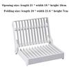 Drip Shelf Plate Rack Organizer Useful Foldable Kitchen White Plastic Dish Rack Tools Kitchen Drainer Rack