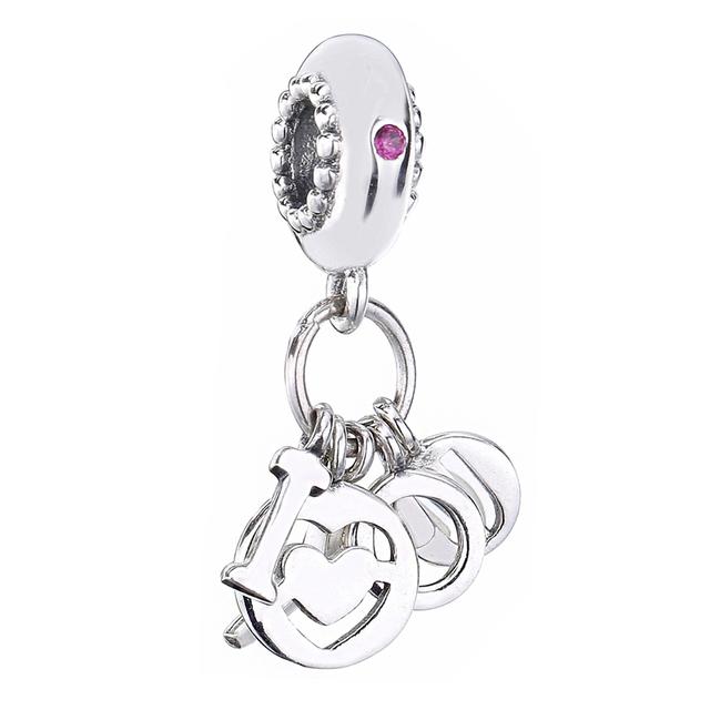 2stk/lott Sølvfarge Fjærnøkkel Life Treperler Charms Dingle Passer Diy Armbånd Halskjede For Kvinner Menn Kone Smykker Gave 2022