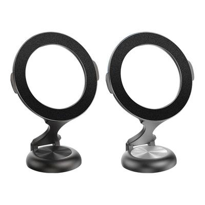 360 Degree Rotation Magnetic Phone Holder For Car Hands Free Phone Car Holder Mount Dash Phone Mount Fit For All Smartphone