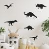 Cartoon Dinosaur Wall Stickers, Kids Room Nursery Decor Animal Wall Art, Removable Self-Adhesive