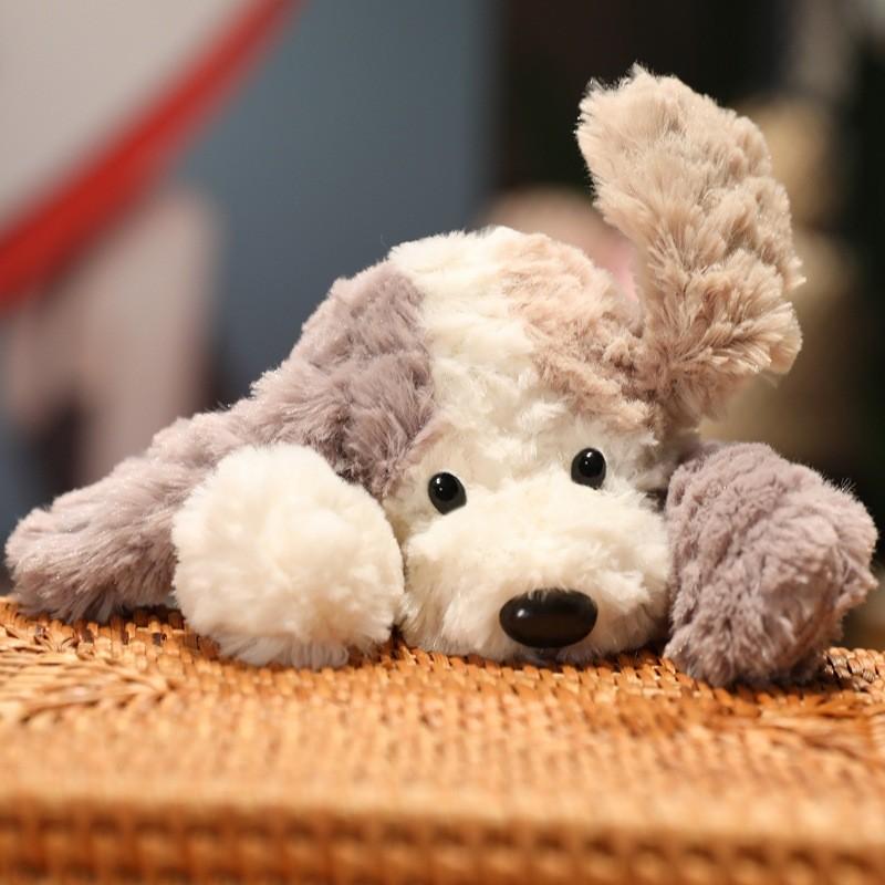 Adorable 30cm Cream Plush Dog Doll With Cute Outfits Perfect For Kids Gifts