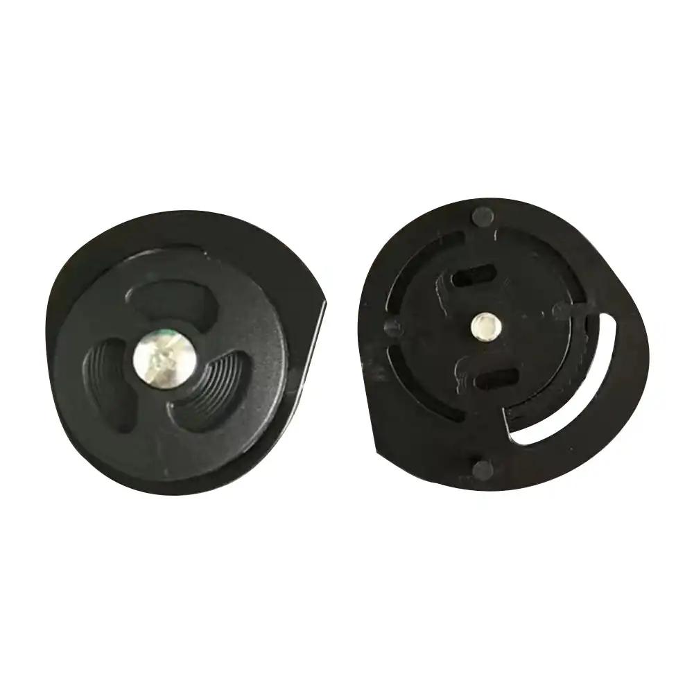 1Pair Motorcycle Helmet Fixed Buckle Rotate Switch Buckle Mirror Holder Lens Base Helmets Screws Helmet Lens Button Replacement