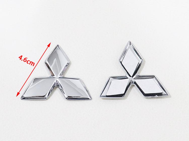 

1pcs ABS silver 3D steer wheel emblem Sticker Car Steering Wheel Car Interior Emblem Car styling Accessories For Mitsubishi Mitsubishi silver&steer wheel emblem